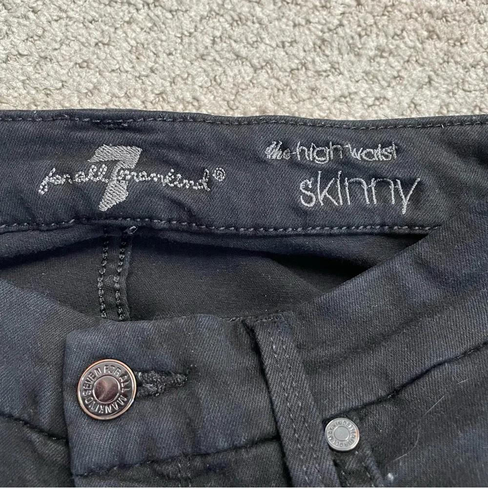 7 For All Mankind - The High Waist Skinny Jeans - Picture 3 of 8